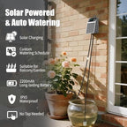 Solar Automatic Drip Irrigation System with Programmable Timer, 10m/33FT Self Watering Kit, Solar Powered Auto Watering System for Garden Plants, Potted Flowers, Greenhouse, Patio - Image 4