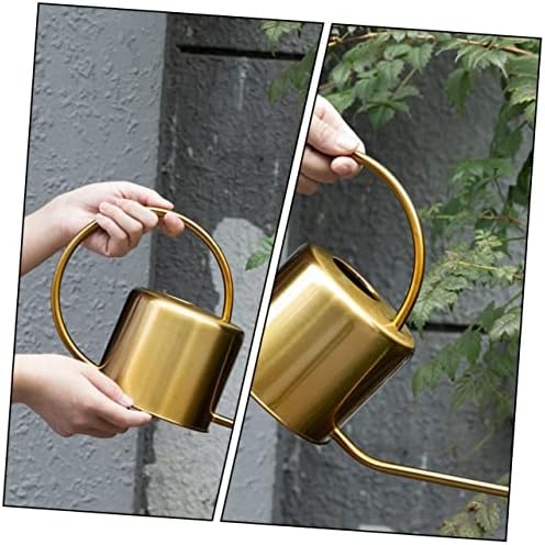 BESPORTBLE Brass Watering Can Long Spout 1.5L Garden Sprayer Kettle for Indoor and Outdoor Plants Sturdy and Easy to Use Watering Pot for Flowers and Succulents - Image 3