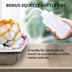 Watering Can Indoor Plants Small Watering Can Set w/Spray Bottle, Squeeze Bottle, Soil Moisture Meter(Amber) - Image 5
