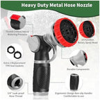 Garden Hose Nozzle, 10 Modes，Heavy Duty Metal - Image 2