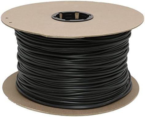 Drip Depot Vinyl Tubing - Size : 1/8" (0.125" x 0.185") - Length : 1,000' - Color : Black by Drip+Depot