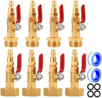 RV Winterization Blowout Adapter Kit with Shut Off Valve,blowout plug-8Pcs by Unknown