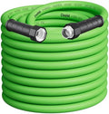 Rubber Garden Hose 75 ft, 5/8" Lightweight Water Hose, Aluminum Fittings by otnofok