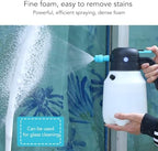 Sanpyl Cordless Electric Foam Sprayer, 1.8L Pressurized Car Wash Gun with Adjustable Nozzle, Rechargeable Design for Vehicle/Garden Cleaning - Image 3