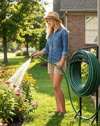 Garden Hose Holder Stand, Heavy Duty Freestanding Metal Rack - Image 3