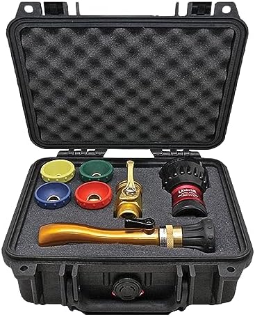 Underhill NozzleLocker Garden Water Hose Nozzle Kit, Sprayer, Jet, Fog, Mister, Heavy-Duty Metal and Rubber, with 1 InchMagnum UltraMax Turbo Shift Nozzle, HP-K5 by Underhill