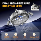 14" Pressure Washer Surface Cleaner 4000 PSI Stainless Steel, 4 Wheels - Image 2