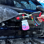 DUSICHIN Pressure Washer Gun Swivel Joint 4000 PSI Snow Foam Cannon Dual-Ended Shift Valve 7 Nozzles, Foam Lance Kit Dual Connector 7 Pressure Washer Tip holders 3/8“ Fitting M22-14 M22-15 DUS2913 - Image 6