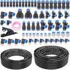 68 Pcs 50FT 1/4" 3/8" DOT Air Line with Quick Connect Air Fittings by XaXmTee