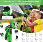 Non-Expandable Garden Hose 75FT, Lightweight Flexible Water Hose - Image 3