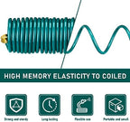 Pangda Expandable Coil Garden Hose 50 Ft with Spray Nozzle, Green - Image 4