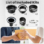 Magnetic Dust Collection Fittings,8 high-strength magnets,One-to-Many Magnetic Starter Kit,1s connect and disconnect—enabling efficient hose transfer between different machines - Image 5
