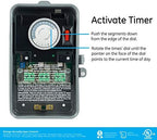 GE Mechanical Pool Timer Switch, 2HP 4A Load Capacity, Metal Box - Image 4
