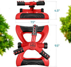 Joeys Garden Rotating Lawn Sprinkler for Yard & Kids, 360° Coverage, Red - Image 6