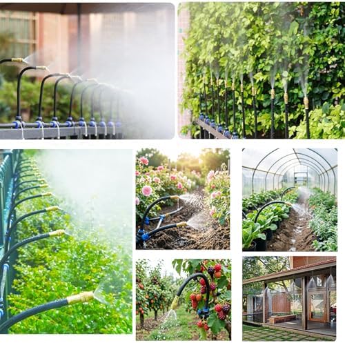 50ft Drip Irrigation System with 18pcs Misting Sprinkler Kit - Image 6