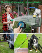 WiFi Water Timer for Garden Hose, 2 Pc Smart Sprinkler Controller with 984ft RF Range, Smart Lawn Watering System Irrigation Timer, APP/Voice Control, Rain Delay, Manual Irrigation (Brass Inlet) - Image 7