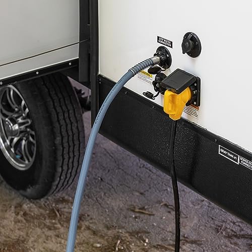Camco EvoFlex 25-Ft Water Hose - RV Drinking Water Hose Contains No Lead, No BPA & No Phthalate - Flexible Design w/Stainless Steel Strain Relief Ends - 5/8” Inside Diameter, Slate (22580) - Image 4