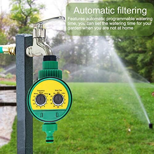 SagaSave Automatic Mechanical Daily Water Timer for G3/4 Threaded Faucet Outdoor Garden Hose Irrigation System, Mechanical Watering Timer - Image 3