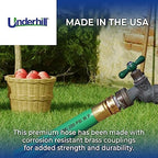 Underhill UltraMax Commercial Garden Water Hose 100 ft, Lightweight, Flexible, Anti-Kink, Non-Conductive, 800 psi, H75-100G, 3/4 Inch x 100 ft, Green - Image 2