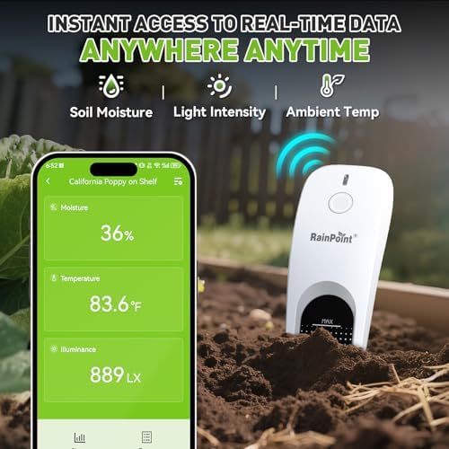 RainPoint 3-in-1 APP Remote Monitoring WiFi Soil Meter - CAN NOT USE Alone - Image 3