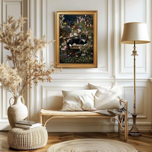 Gold Vintage Framed Glass Bottle Wall Art, Still Life Painting Print - Image 6