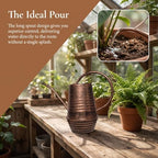 Long Spout Watering Can Rust-Resistant Garden Tool Ergonomic Handle Sprinkling Pot for Home, Color to 3 - Image 3
