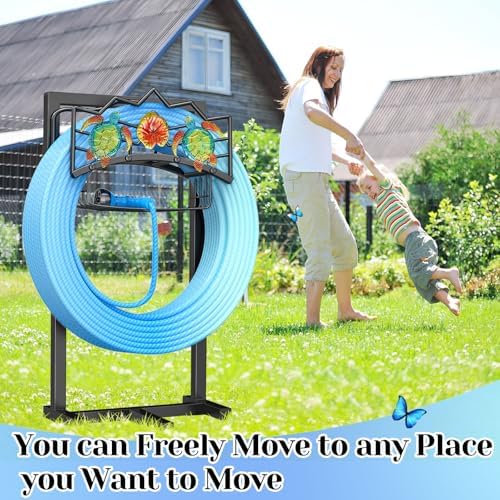 Garden Water Hose Holder 5 Spikes, Freestanding Hose Stand for Outside Yard - Image 7