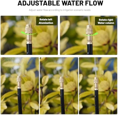 360° Adjustable Drip Irrigation System with 32 Nozzles & Water Timer - Image 6