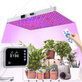 LED Grow Light with Automatic Watering System for Indoor Plants, Full Spectrum Plant Light with Remote Control, Stepless Dimmable Growing Lamps with 3 Lighting Modes for Seedlings Veg Bloom by Unknown