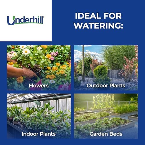 Underhill RainPro™ Gentle Spray Nozzle w/valve - Professional Soft Rain Shower Hose Nozzle with 3 Pattern Options – Unbreakable commercial quality for Gardens, Nurseries & Greenhouses - Image 5