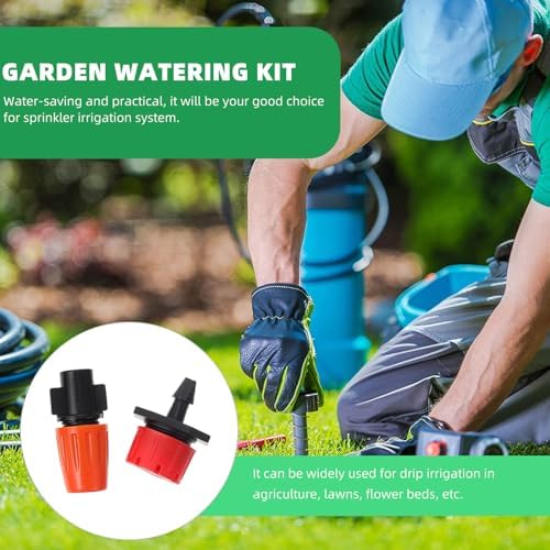 Automatic Drip Irrigation Kit for Garden Outdoor Plants, 15m DIY Micro Drip Irrigation System with Tubing and Emitters, Automatic Watering System for Lawn and Greenhouse - Image 6