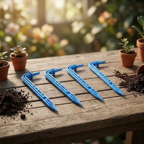 Automatic Solar Irrigation System for Potted Plants, DIY Drip Watering Kit with 30 Timer Modes, 10m Hose and 10 Emitters for Patio Balcony Greenhouse with Solar Panel for battery Backup - Image 6
