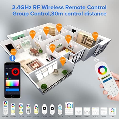 BTF-LIGHTING 5in1 Bluetooth Mesh LM053 LED Controller, DC12V/24V - Image 5