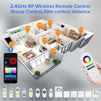 BTF-LIGHTING 5in1 Bluetooth Mesh LM053 LED Controller, DC12V/24V - Image 5