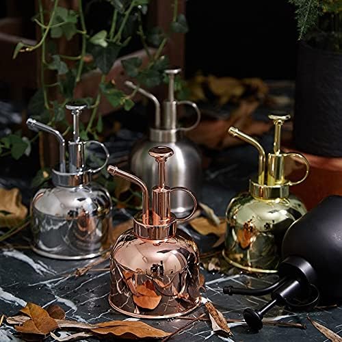 Liudan Watering Can Watering Can For Indoor Plants Mini Vintage Watering Pot Copper Watering Can Flower Watering Bottle for Outdoor and Indoor House Plants Water Can (Color : Gold) - Image 3