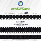 J&B XpandaHose 75ft Expandable Garden Hose - Heavy Duty Superior Strength 3750D - 4 -Layer Latex Core - Extra Strong Brass Connectors and Storage Bag (Black 75) - Image 3