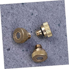 BESPORTBLE 90pcs Brass Atomizing Nozzle for Outdoor Cooling System Leak Misting Sprayer for Landscaping and Humidification Efficient Water and Energy Saving - Image 5