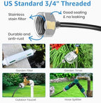 MIXC Misters for Outside Patio, 100FT (30M) Misting Line+27 Mist Nozzles+3/4" Brass Adapter, Outdoor Misting Cooling System for Patio Backyard Greenhouse Trampoline Horse Corral - Image 3