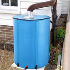 Collapsible Rain Barrel,Portable Water Storage Tank to Collect Rainwater from Gutter,Rainwater Collection System Downspout,Water Storage Tank Catcher Container with Filter Spigot(Blue,100 Gallon) - Image 7