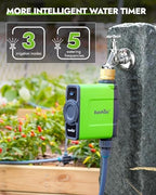 RAINPOINT WiFi Water Timer for Garden Hose, Brass Inlet WiFi Sprinkler Controller, Smart Hose Timer Valve with Ethernet Gateway, Rain Delay for Garden/Lawn (Support WiFi & Ethernet Connection) - Image 5