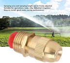 HERCHR 10Pcs G1/2 Male Thread Sprinkler Nozzle, Adjustable Copper Water Spray Head, Brass Misting Nozzles for Garden, Lawn, Agricultural Watering for Outdoor Plant Garden Patio (Big Body) - Image 3