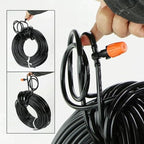 Garden Watering Hose PVC Soft Tubing Micro Drip Irrigation Tube, for Home Garden Water Plants Flowers Pipe (Color : 100M, Size : 1/8'' (innner Dia.3mm)) - Image 3