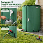 100Gallon Collapsible Rain Barrel, Water Tank, Rain Water Collection System - Image 6