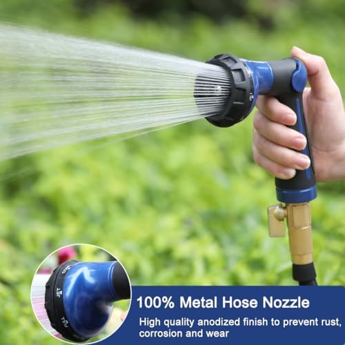 FANHAO High Pressure Spray Nozzle with Thumb Control+Heavy Duty Fireman's Hose Nozzle - Image 6