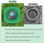 10 Pack Sprinkler Head Protector, Sprinkler Guards for Lawns with 4 Grooves - Image 6