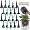 20 Pack Self Watering Spikes for Plants with Wick Rope,Medium by Singhoow
