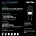 YoLink Wireless Smart Valve Control Kit - 1/2" Brass Motorized Valve Controller - Image 3