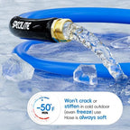 SPECILITE Hot/Cold Garden Water Hose 100 ft x 3/4", -50℉ to 190℉, Blue - Image 3
