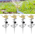 Chengu 4 Pack Adjustable Impact Water Lawn Sprinkler, Heavy Duty Sprinkler Head and Zinc Alloy Spike Base for Large Area Grass Yards Garden Irrigation by CHENGU