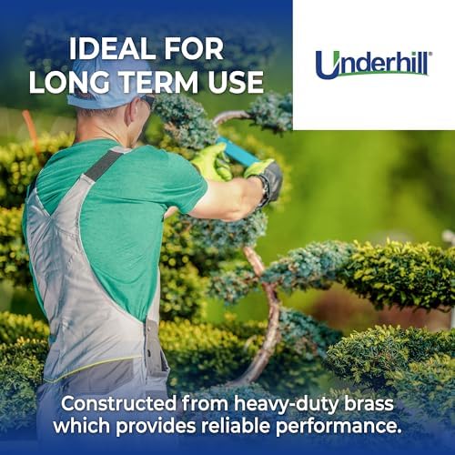 Underhill Impact Sprinkler Head for Yard, Lawn, Garden, Heavy Metal, Irrigation, Watering System, 3/4-Inch Part Circle, Brass, 48-Foot, SI075P - Image 6
